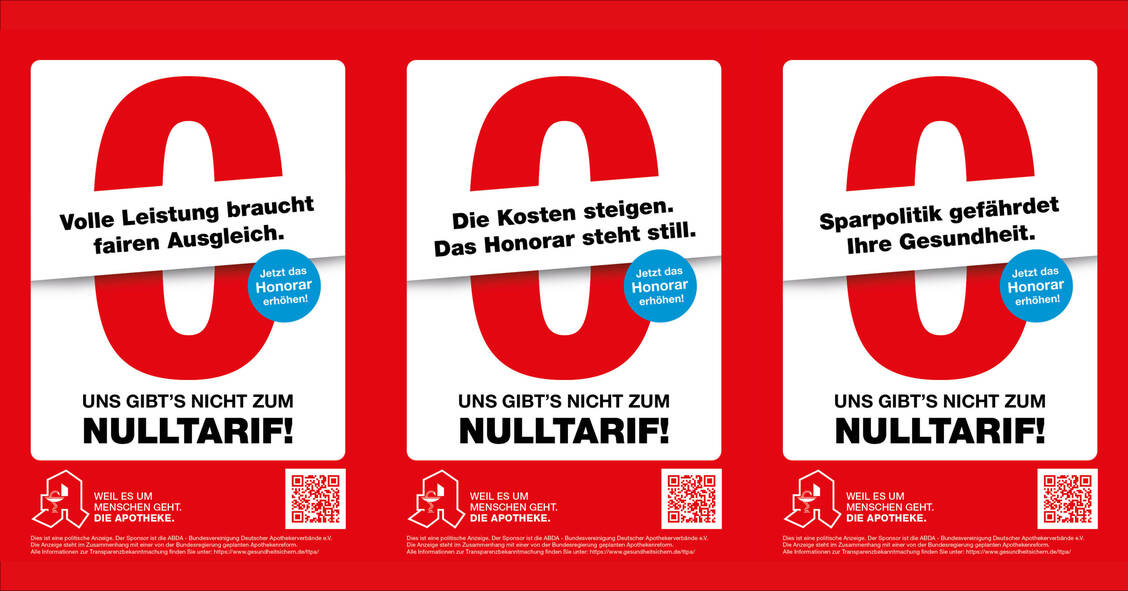 ABDA-Kampagne-Apotheken-starten-Nulltarif-Protest