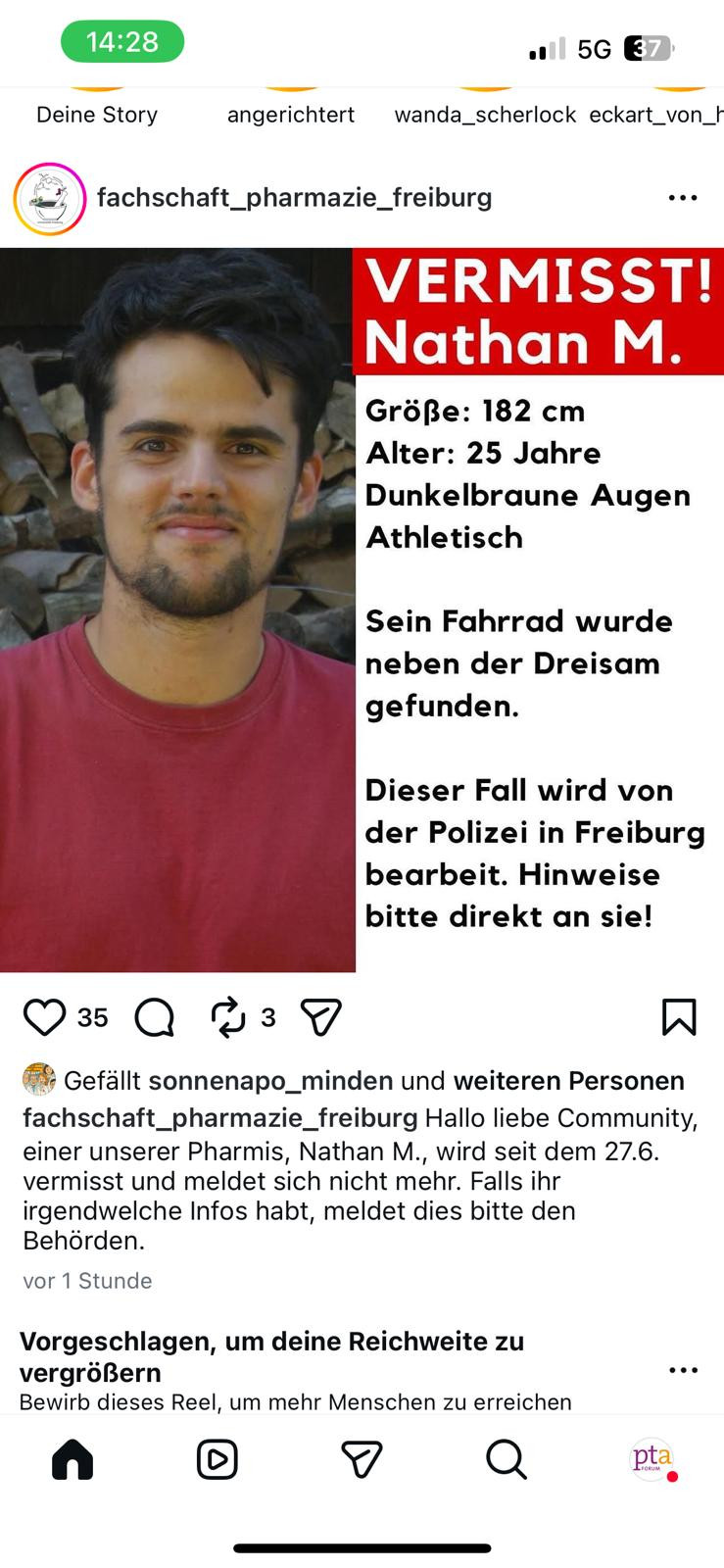 Freiburg-Pharmaziestudent-vermisst-Polizei-bittet-um-Mithilfe