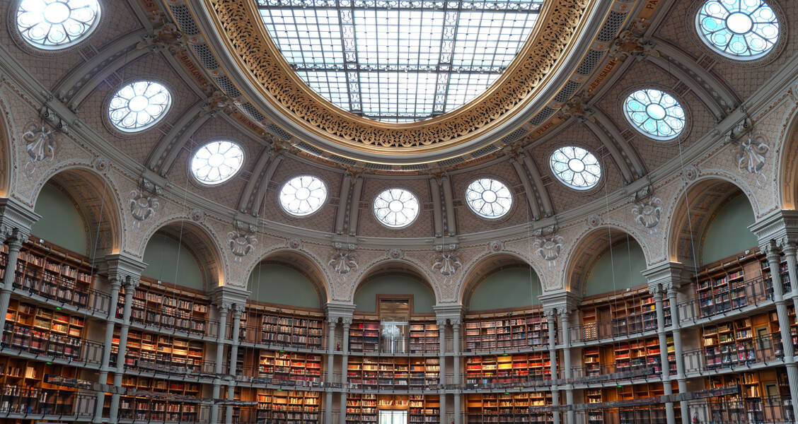Alarm in der Bibliothek: Bücher aus der viktorianischen Zeit stellen bis heute eine Gesundheitsgefahr dar. In Paris mussten schon einige gehen. / © Adobe Stock/laurencesoulez