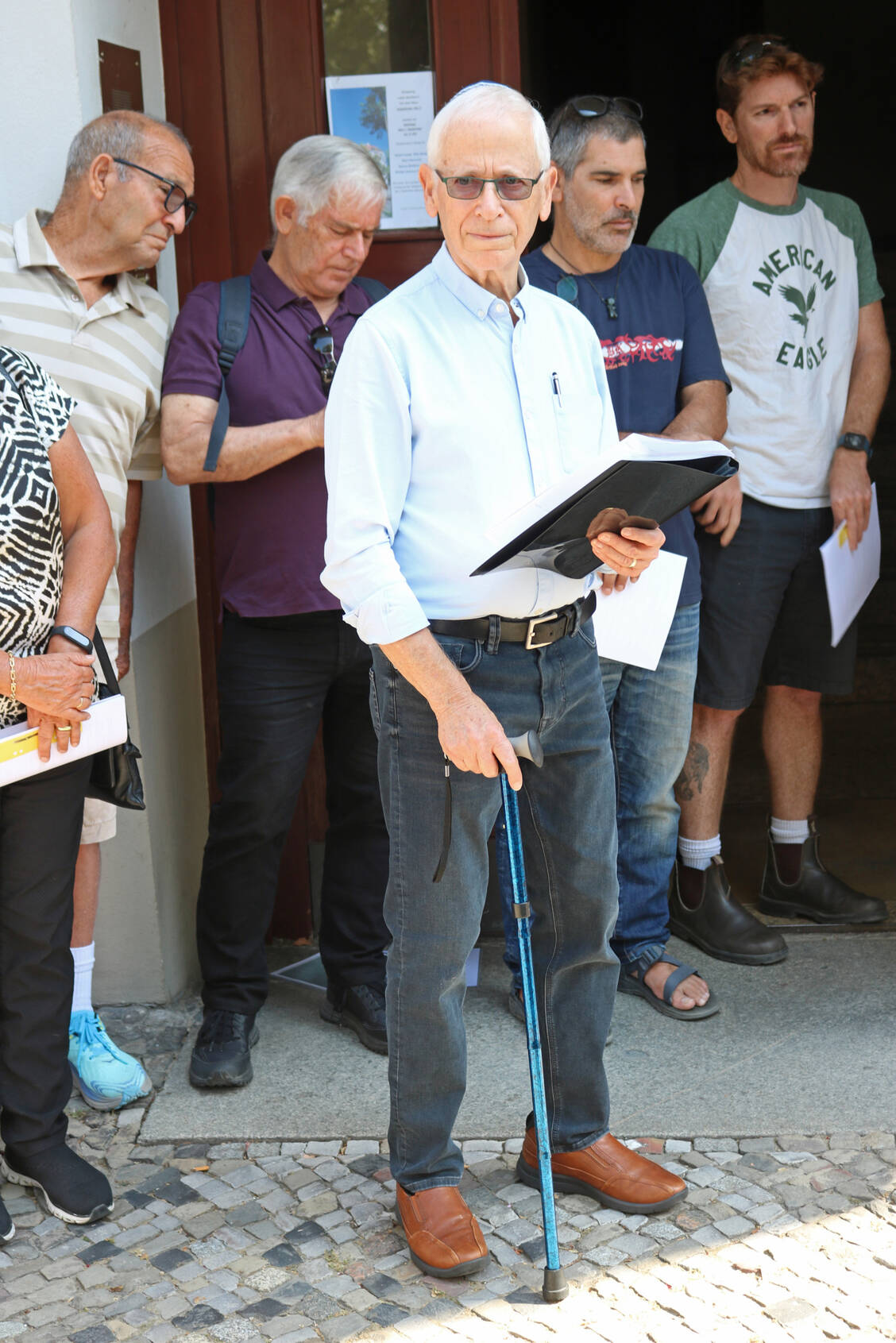 Bryan Isbert Levy, der Enkel von Isbert Isaak Semmel / Foto: Dr. Rainer Bienfait