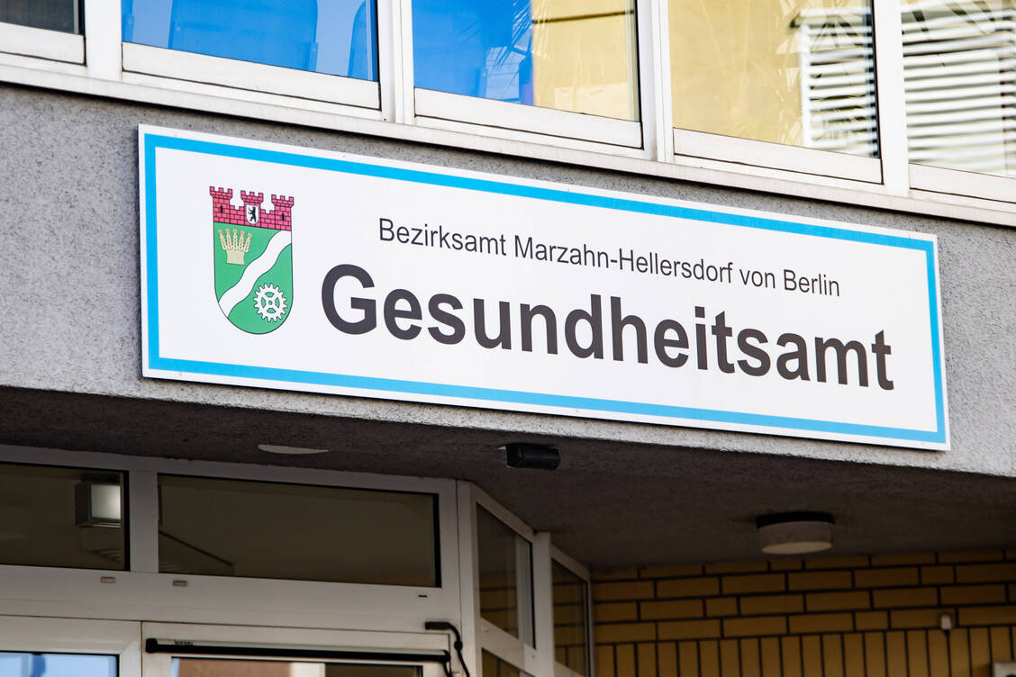 Ein Gesundheitsamt in Berlin.  / © Imago/Emmanuele Contini