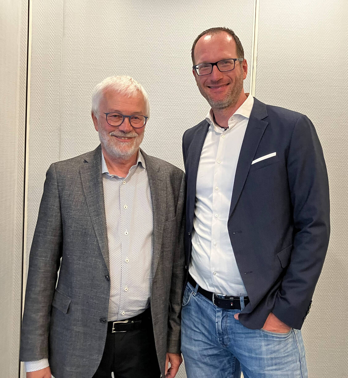 Kammerpräsident Klaus Scholz (links) und sein Vize Sebastian Köhler. / Foto: PZ/Daniela Hüttemann