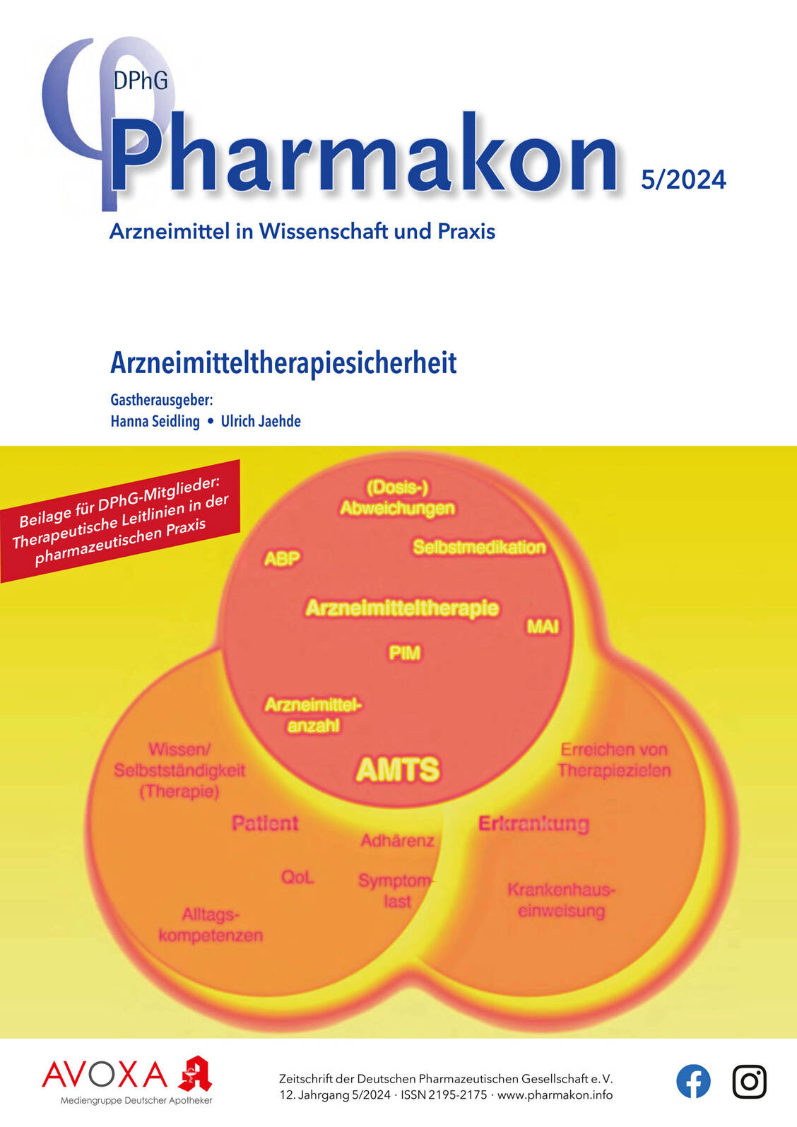 »Pharmakon« erscheint sechsmal jährlich. Jede Ausgabe hat einen inhaltlichen Schwerpunkt, der aus unterschiedlichen Perspektiven aufbereitet wird. / © Avoxa