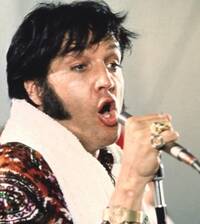 Elvis Presley, hier eine Aufnahme aus dem Jahr 1977, litt am metabolischen Syndrom.
<p class="fotonachweis">Foto: picture-alliance</p>