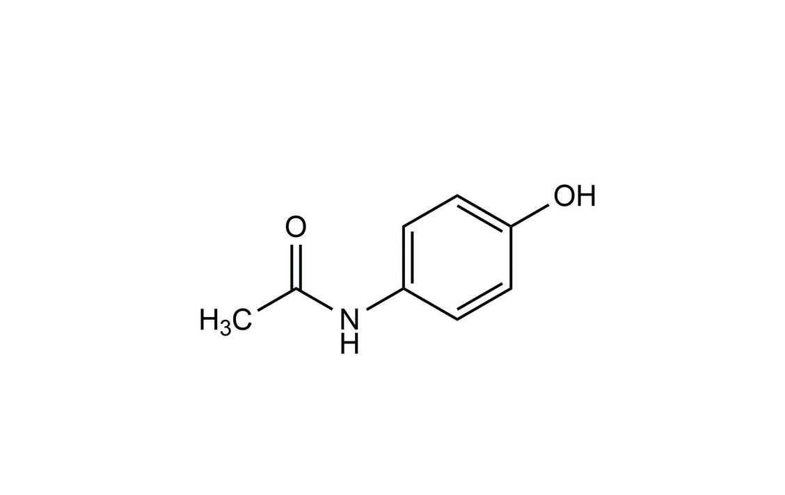 Strukturformel Paracetamol / Foto: PZ/Wurglics