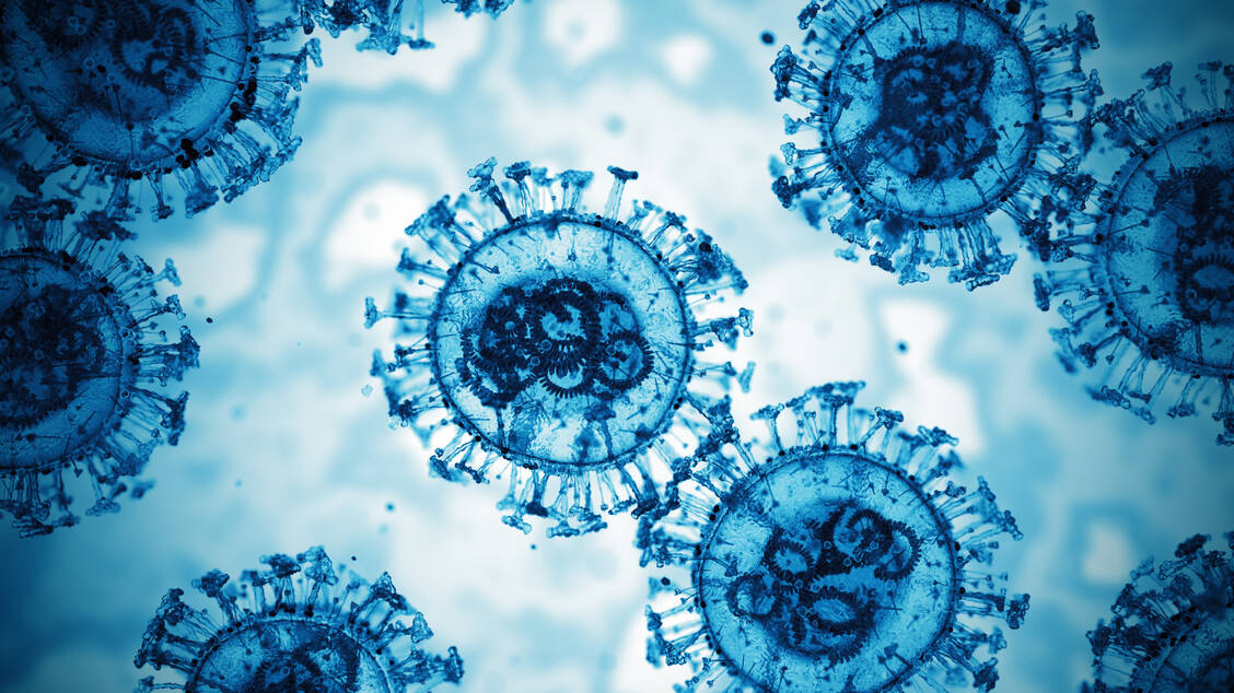 Das SARS-Coronavirus-2 ging Ende 2019 von der chinesischen Stadt Wuhan aus um die Welt.  / © Getty Images/BlackJack3D