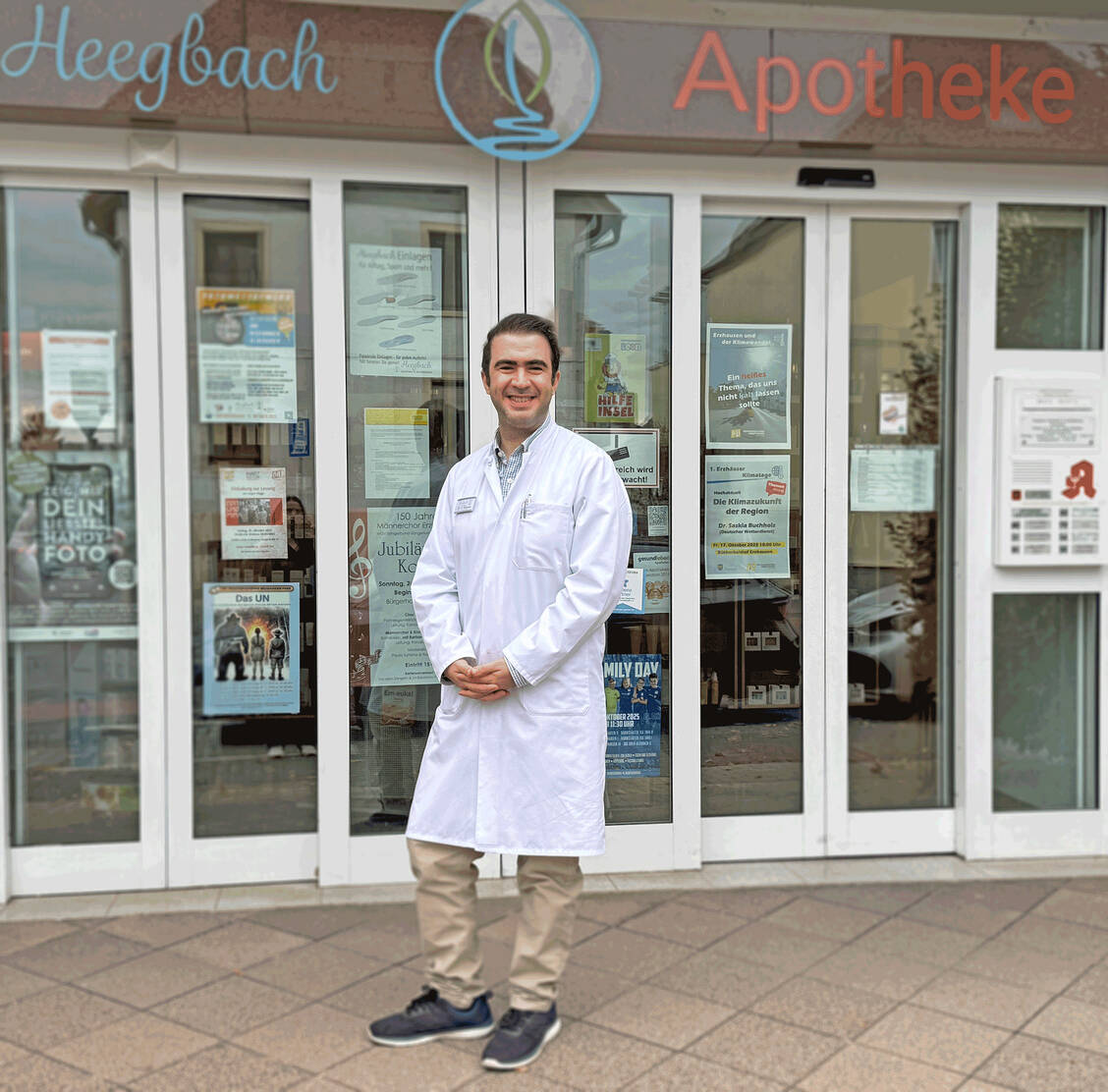 Nojan Nejatian, Apothekeninhaber aus dem hessischen Erzhausen, plädiert für eine Zusammenarbeit von PTA-Schulen und Kammer. / © Heegbach-Apotheke