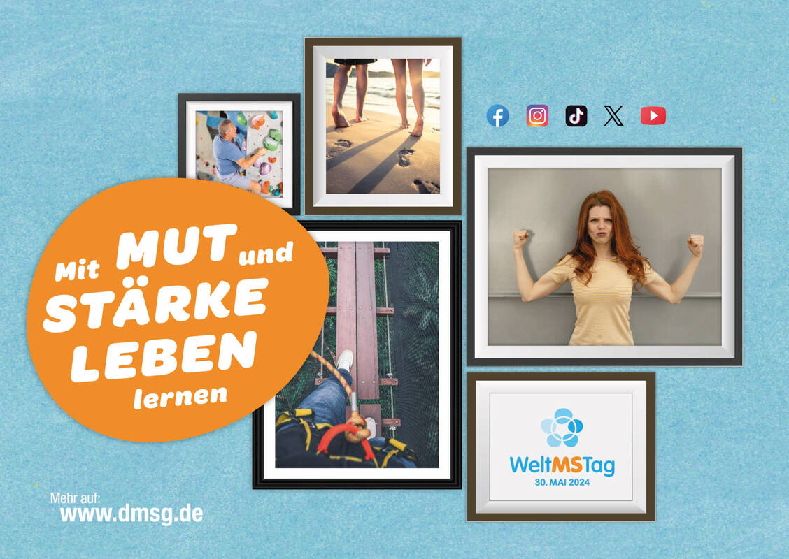 Die Diagnose MS muss nicht mutlos machen, betont die Deutsche Multiple Sklerose Gesellschaft im Vorfeld des Welt-MS-Tags am 30. Mai.  / Foto: DMSG
