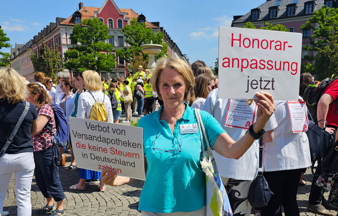 Apothekenprotest in München im Jahr 2023. / © Wittelsbacher Apotheke München