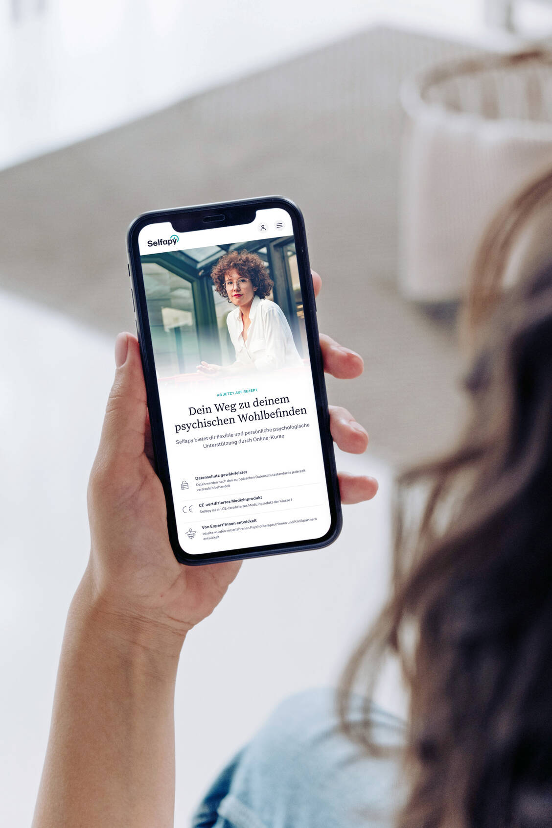Selfapy bietet eine Begleit-App zum Online-Kurs gegen Depressionen an. / Foto: Selfapy