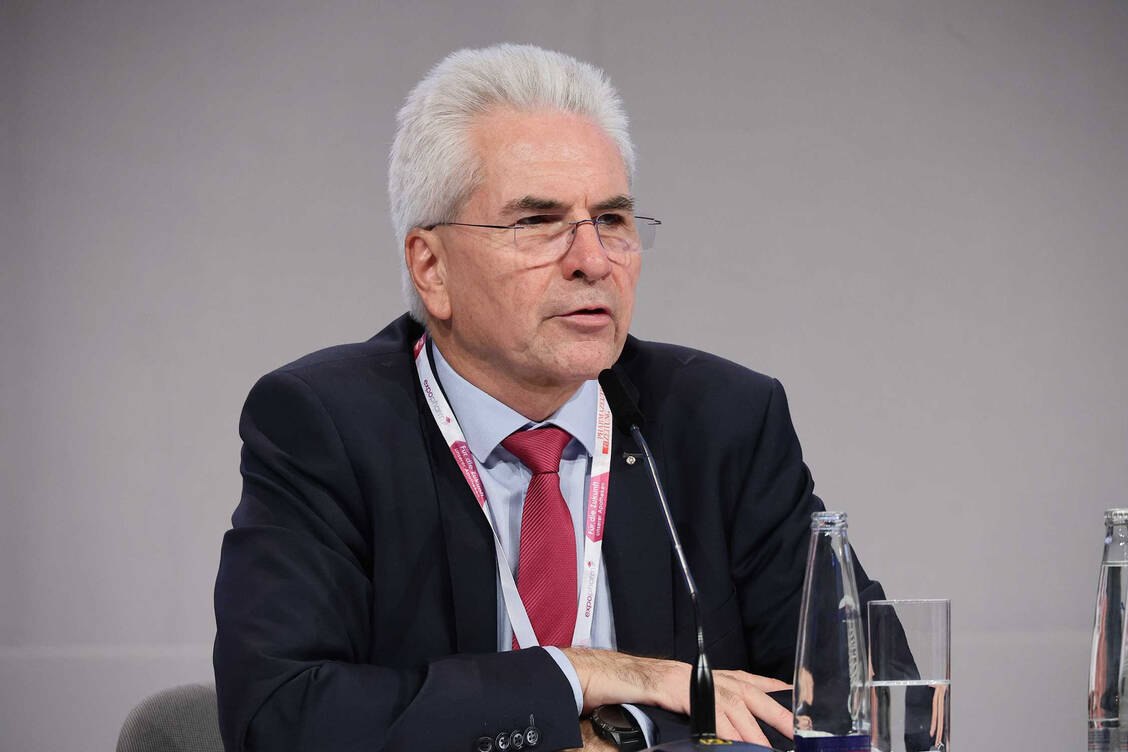 Hans-Peter Hubmann beim Deutschen Apothekertag in München. / © PZ/Alois Müller