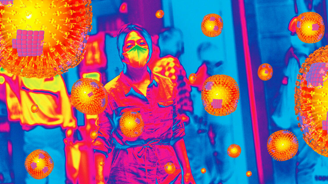 Ein Mundschutz schützt vor einer Infektion mit Influenza- und Coronaviren. / Foto: Getty Images/MEHAU KULYK/SPL
