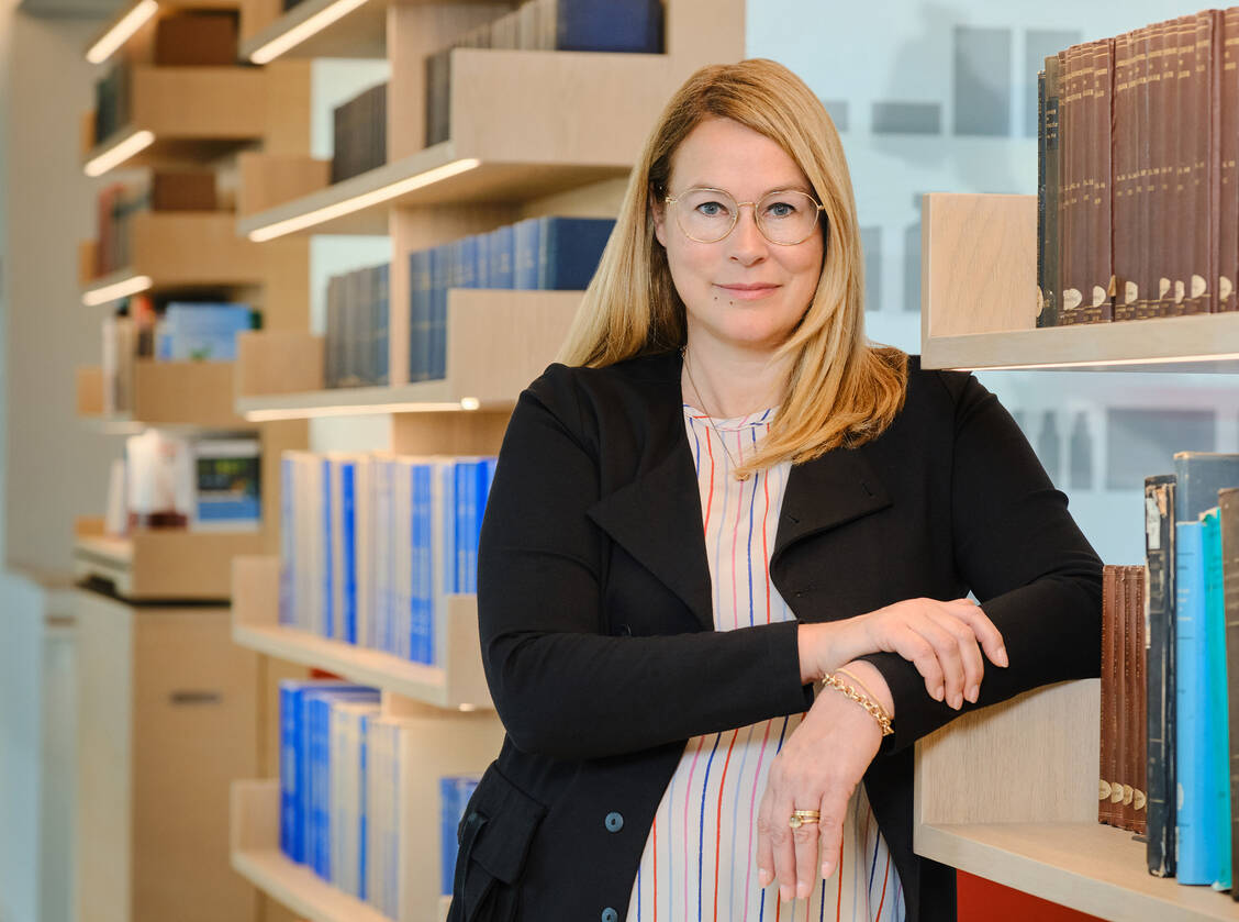 ABDA-Hauptgeschäftsführerin Franziska Erdle spricht mit der PZ über ihren Start und ihre Ziele bei der ABDA. / © Fotograf: Andre Wagenzik