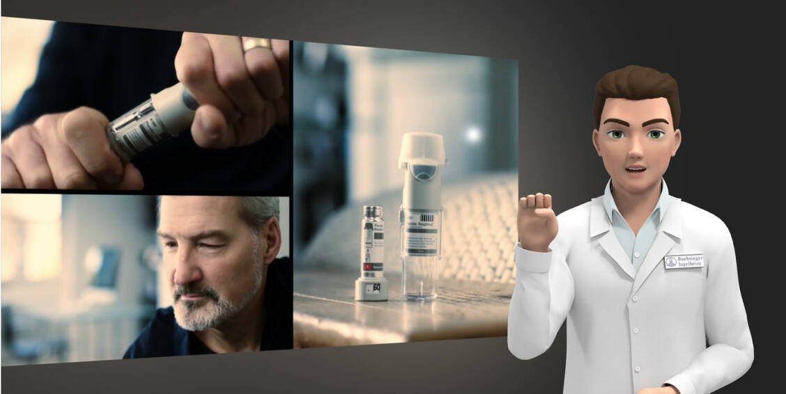 Erklärvideos sind über einen QR-Code im Beipackzettel zugänglich. / Foto: Boehringer Ingelheim