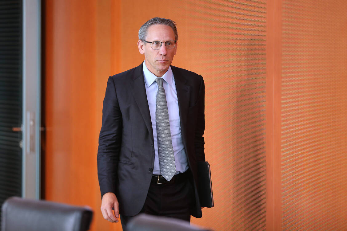 Jörg Kukies, Staatssekretär im Kanzleramt, soll auf Lindner folgen. / © IMAGO/dts Nachrichtenagentur