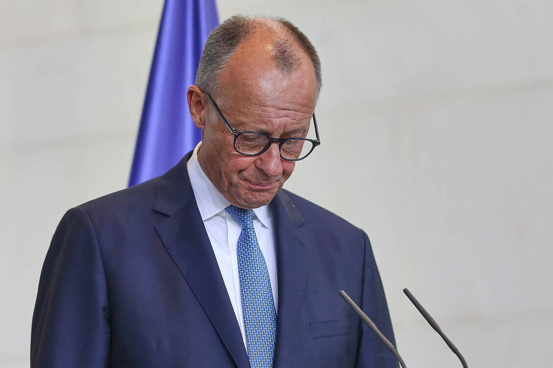 Nach dem Eklat von Bundeskanzler Friedrich Merz (CDU) mit einer krebskranken Patientin beim Bürgerdialog im Mai folgt nun ein Live-Streit mit einer Kinderärztin. / © Imago / dts Nachrichtenagentur