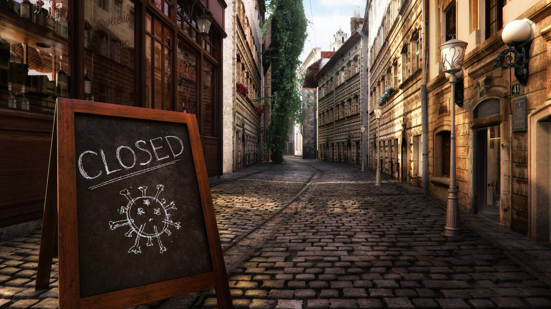 Kontaktbeschränkungen und andere Einschnitte während eines Lockdowns sind belastend, verhindern aber viele Todesfälle durch Covid-19. / Foto: Adobe Stock/Corona Borealis