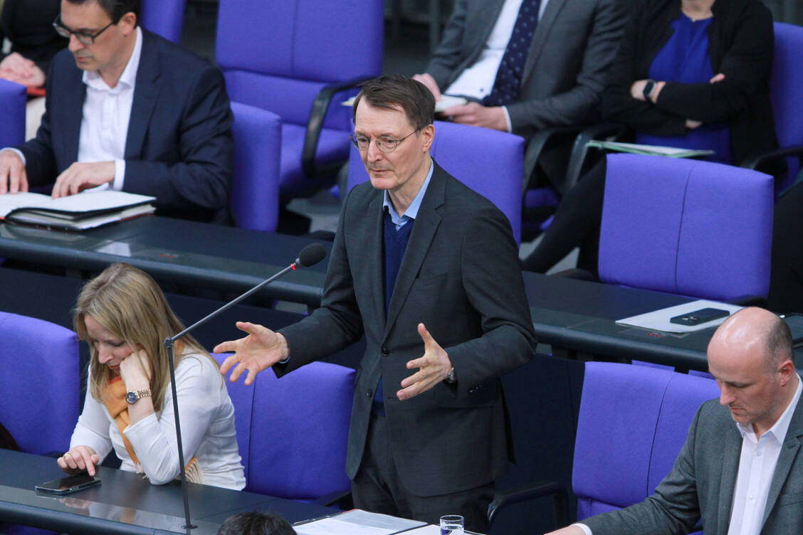 Über Lauterbachs Medizinforschungsgesetz soll am Donnerstag im Bundestag abgestimmt werden.  / Foto: IMAGO/dts Nachrichtenagentur