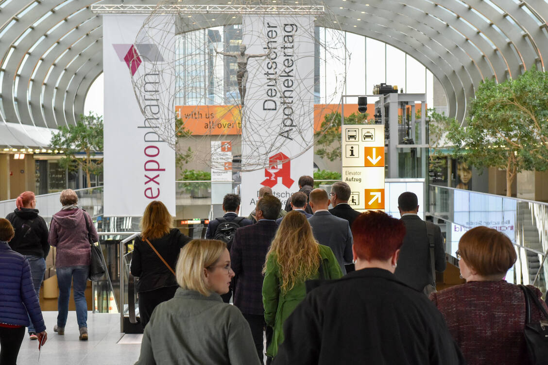Den Veranstaltern zufolge soll die Expopharm eine Austausch-Plattform von Apothekern für Apotheker sein. / Foto: Avoxa
