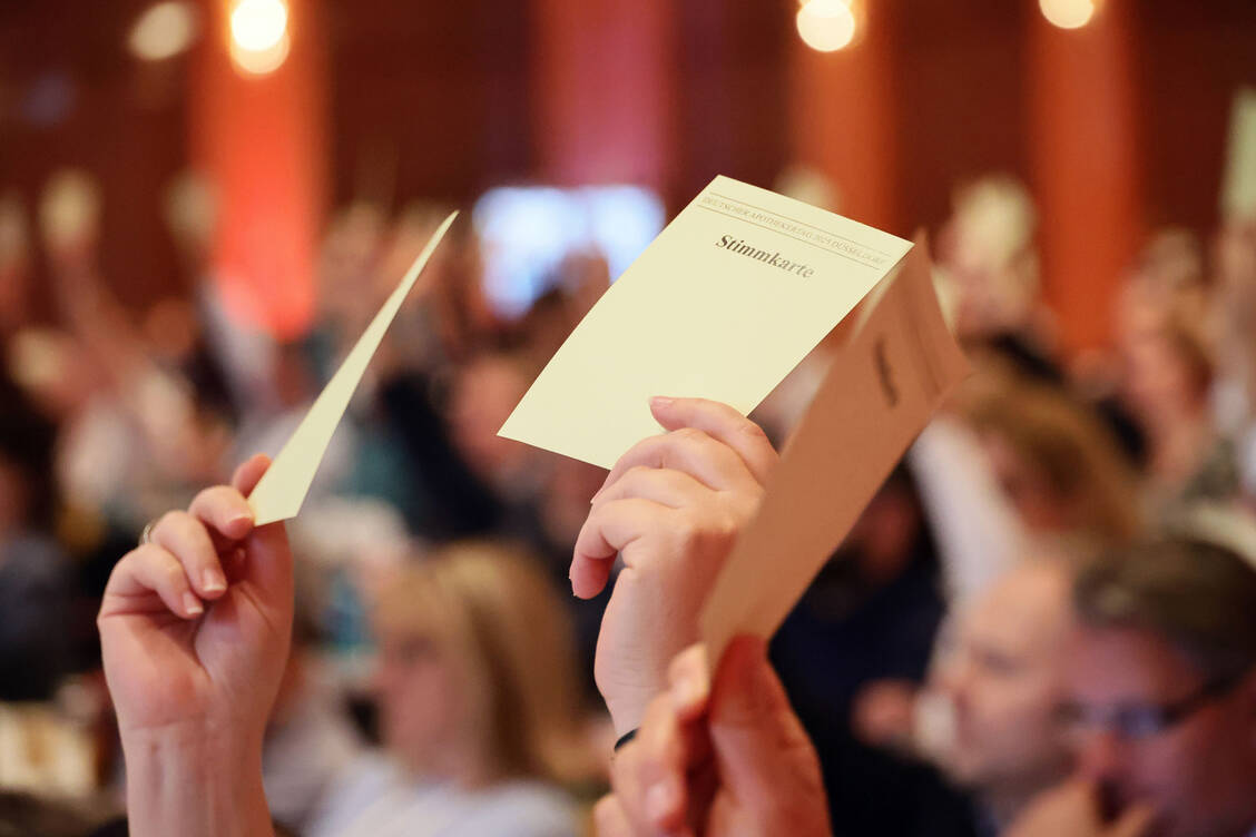 Die Delegierten des DAT werden wieder über zahlreiche Anträge abstimme / © PZ/Alois Müller