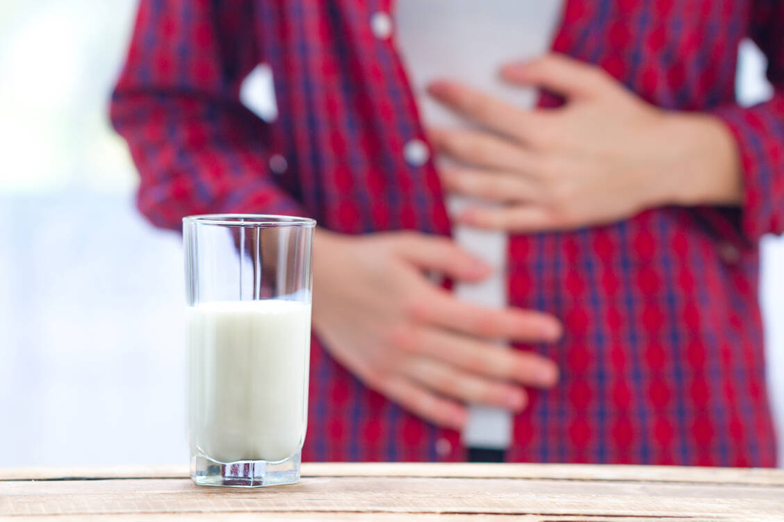 Lactose-Intoleranz oder -maldigestion ist die weltweit am häufigsten vorkommende Nahrungsmittelunverträglichkeit. / Foto: Adobe Stock/Goffkein
