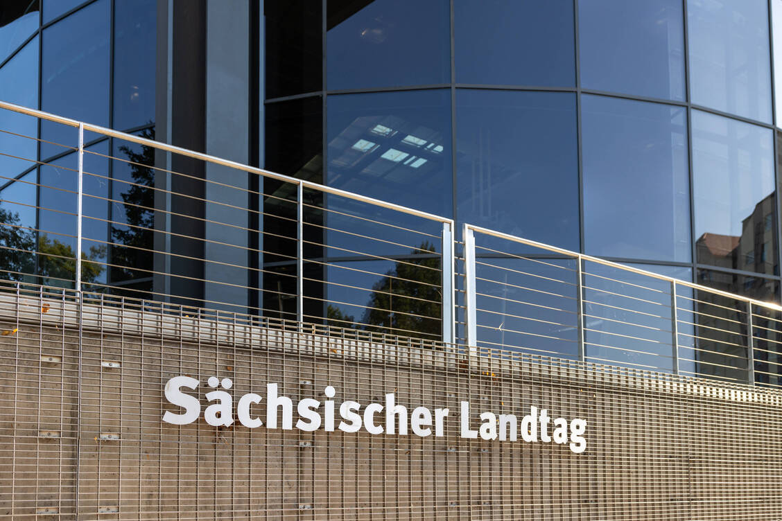 Der Untersuchungsausschuss des Sächsischen Landtags war auf Betreiben der AfD-Fraktion eingesetzt worden. / © IMAGO/Ardan Fuessmann
