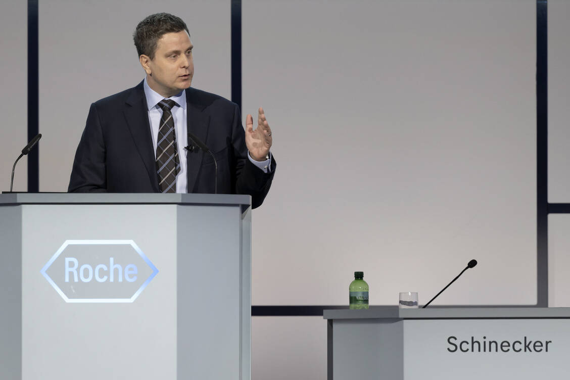 Der seit Mitte März amtierende neue Konzernchef Thomas Schinecker bekräftigte die noch von seinem Vorgänger Severin Schwan formulierten vorsichtigen Jahresziele. / Foto: picture alliance / EPA