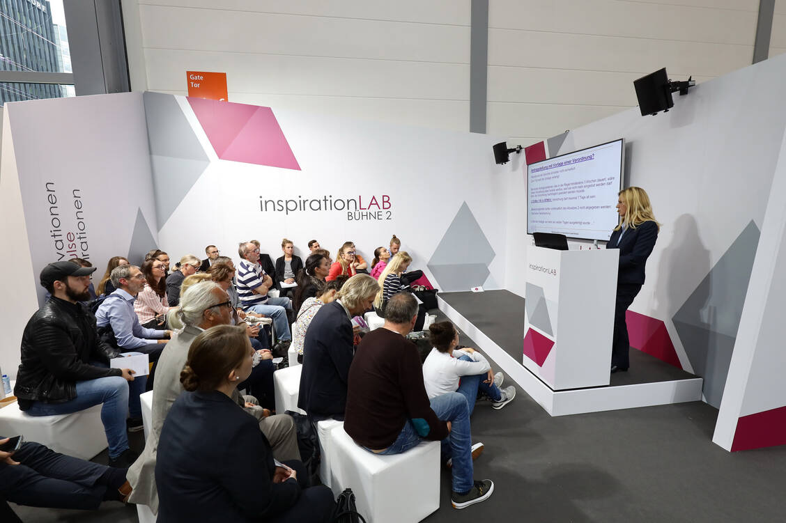 Neue Formate: Die Vorträge im InspirationLab waren an allen vier Messetagen sehr gut besucht.  / Foto: PZ/Alois Mueller
