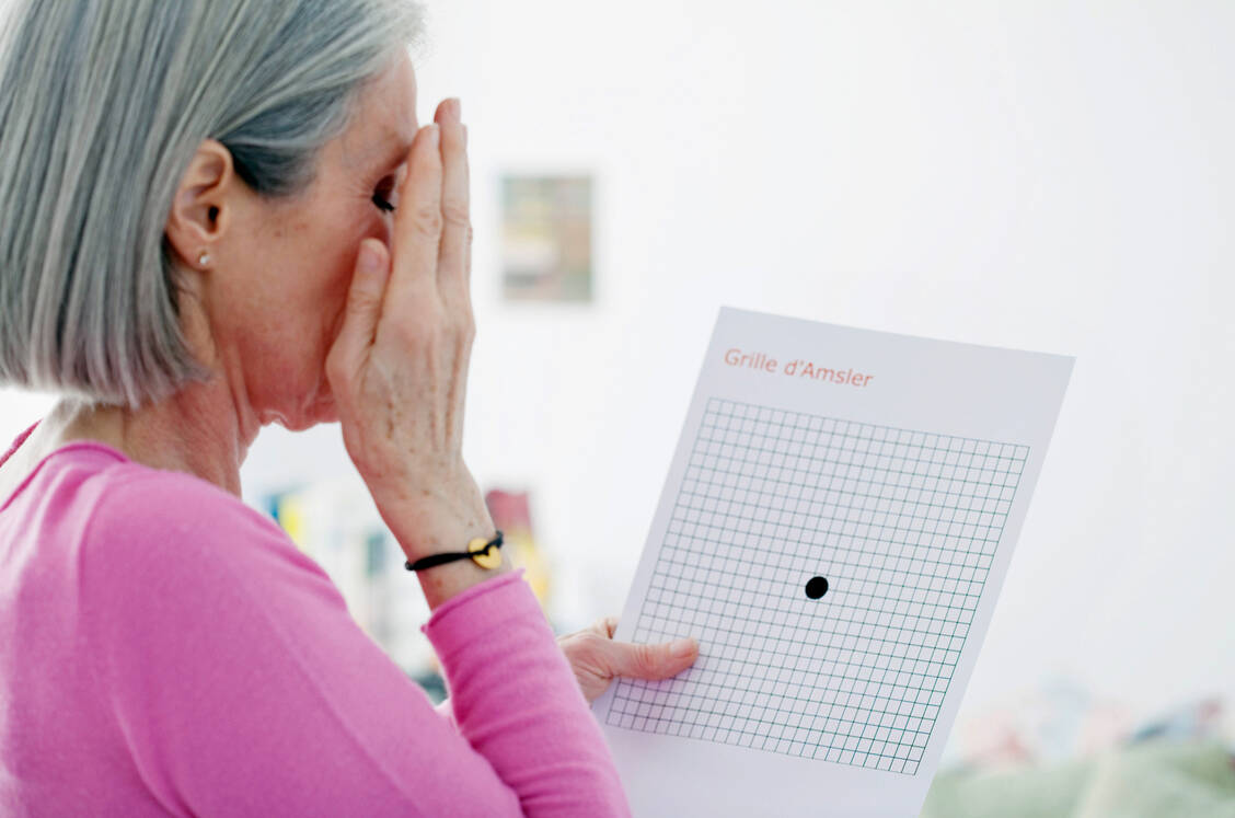 Die Sehschärfe verbessern oder erhalten: Das ist das Ziel der medikamentösen Therapie bei Patienten mit feuchter Makuladegeneration. / Foto: Superbild