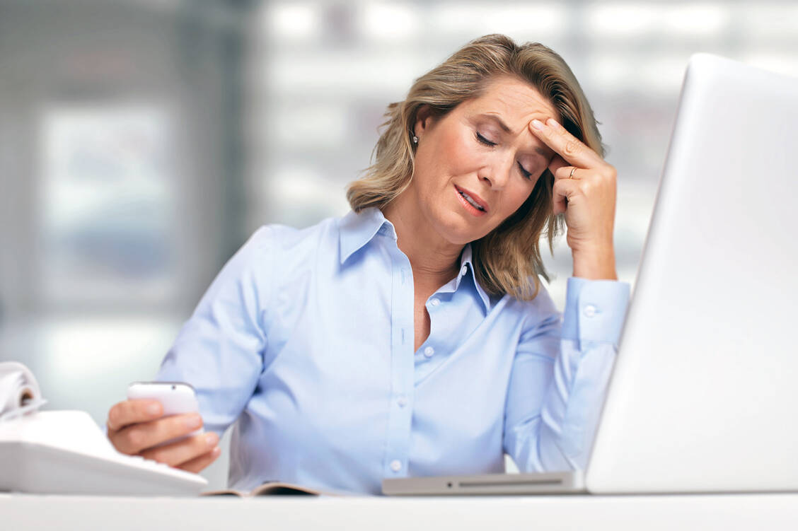 Stress, etwa durch eine hohe Arbeitsbelastung, kann auf Dauer das Risiko für eine Reihe von Erkrankungen erhöhen. / Foto: Shutterstock/kurhan