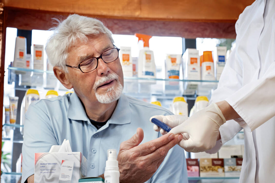 Patienten mit Diabetes profitieren davon, wenn sich Apotheker mehr als üblich bei ihrer Betreuung einbringen. / Foto: ABDA