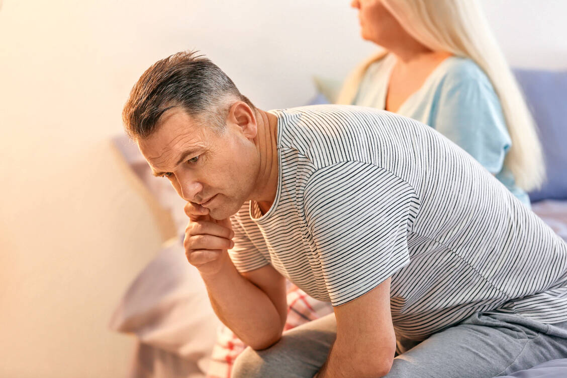 Getrübte Freude im Bett? Das ist bei Männern und Frauen mit langjährigem Diabetes nicht selten. Doch die meisten sprechen ihr Problem beim Arzt nicht an. / Foto: Fotolia/Africa Studio