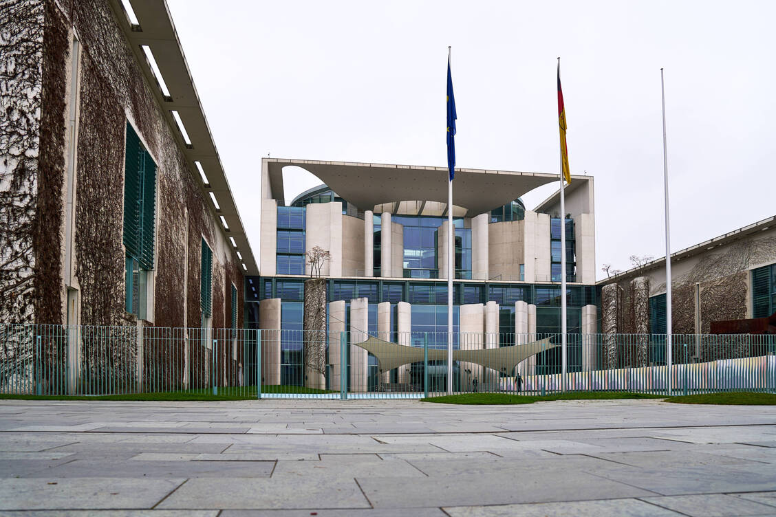 Heute tagt das Kabinett im Kanzleramt. / © Imago/Bihlmayerfotografie