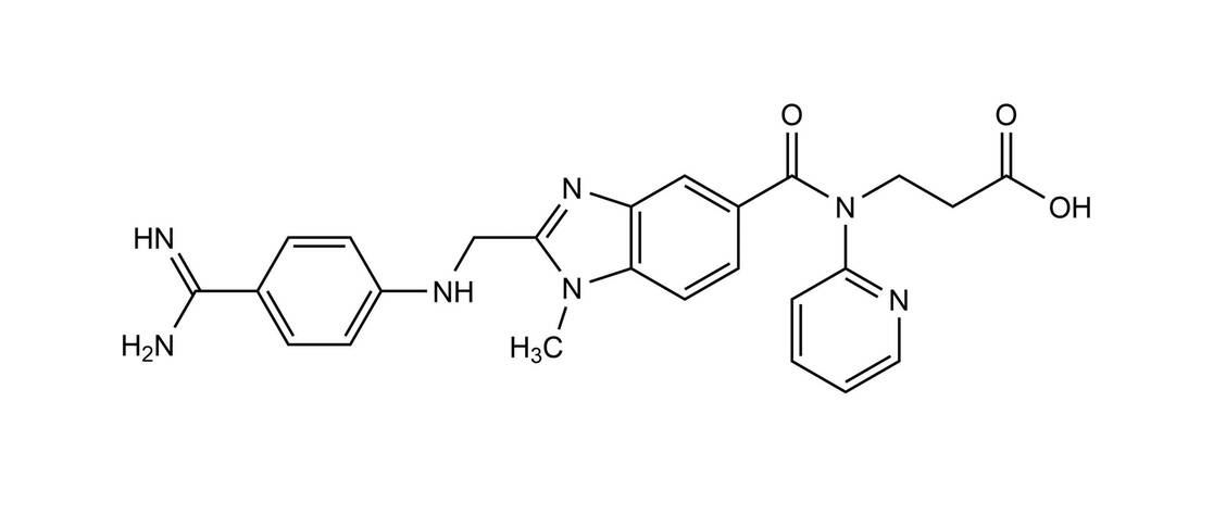 Strukturformel Dabigatran / © Wurglics