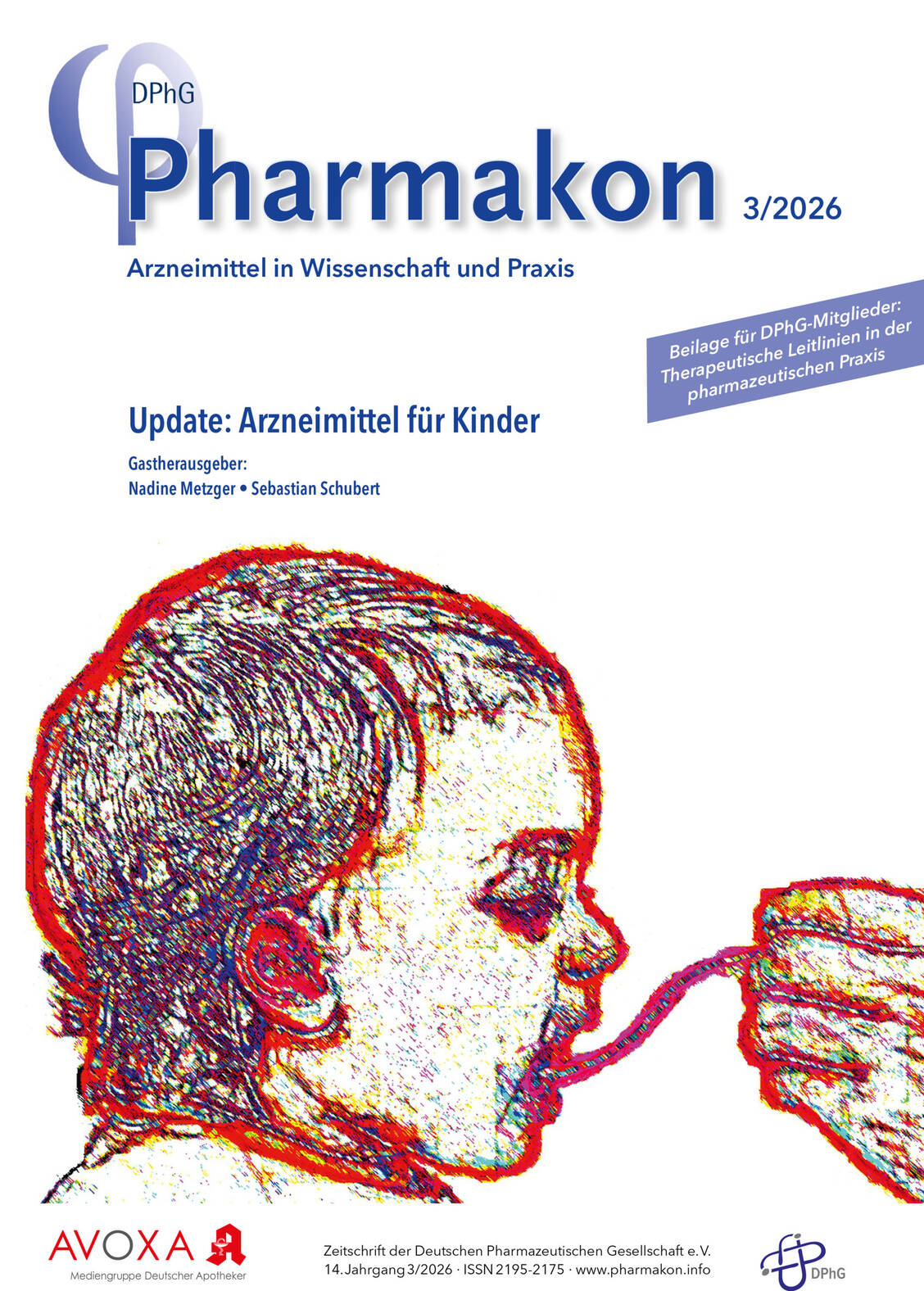 »Pharmakon« erscheint sechsmal jährlich. Jede Ausgabe hat einen inhaltlichen Schwerpunkt, der aus unterschiedlichen Perspektiven aufbereitet wird. / © Avoxa