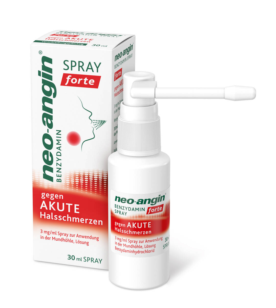 Das neue, verschreibungspflichtige Halsspray der Marke Neo-Angin®. / Foto: Klosterfrau Healthcare Group
