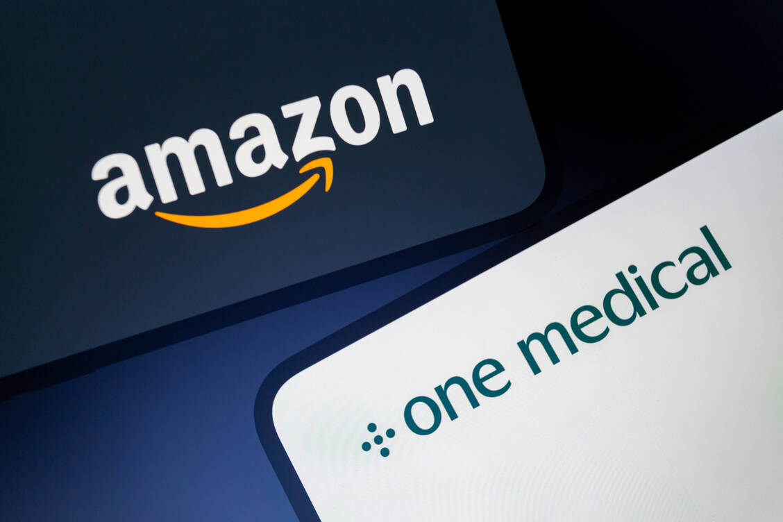 Der Online-Konzern Amazon baut sein Versorgungsangebot weiter aus. Videosprechstunden sollen künftig immer kostengünstiger werden. / Foto: IMAGO/ZUMA Wire