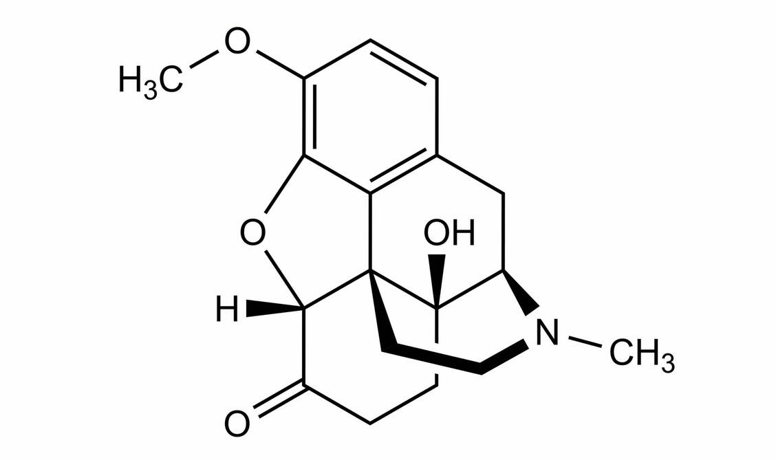 Strukturformel Oxycodon / Foto: Wurglics