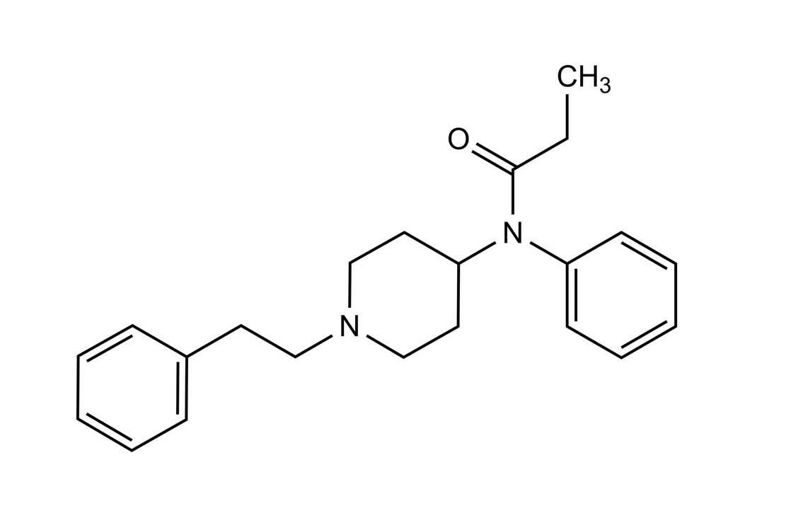 Strukturformel Fentanyl / Foto: Wurglics