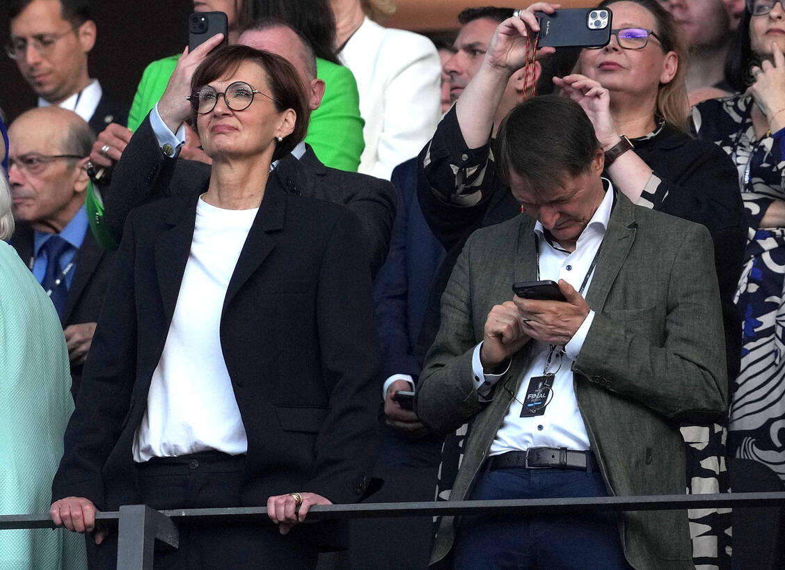 Bundesgesundheitsminister Karl Lauterbach beim Finale der Fußball-EM. / Foto: IMAGO/TSG 1899 Hoffenheim