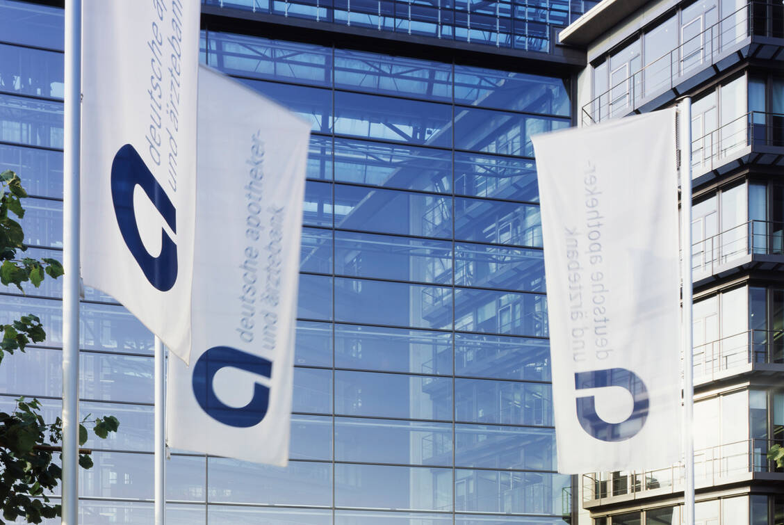 Die Apobank mit Sitz in Düsseldorf zieht eine Zwischenbilanz in Zeiten der Coronavirus-Krise. / Foto: ApoBank