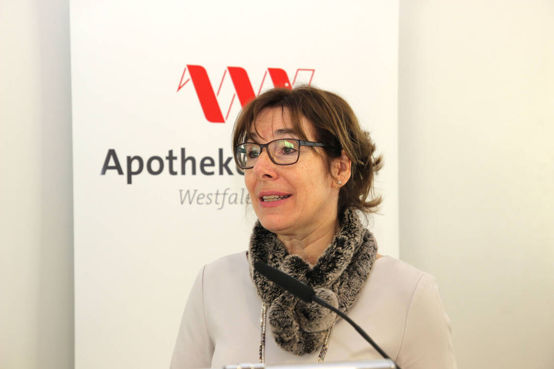 AKWL-Kammerpräsidentin Gabriele Regina Overwiening appelliert an die Apotheker, die sich bietenden Chancen zu ergreifen. / Foto: AKWL