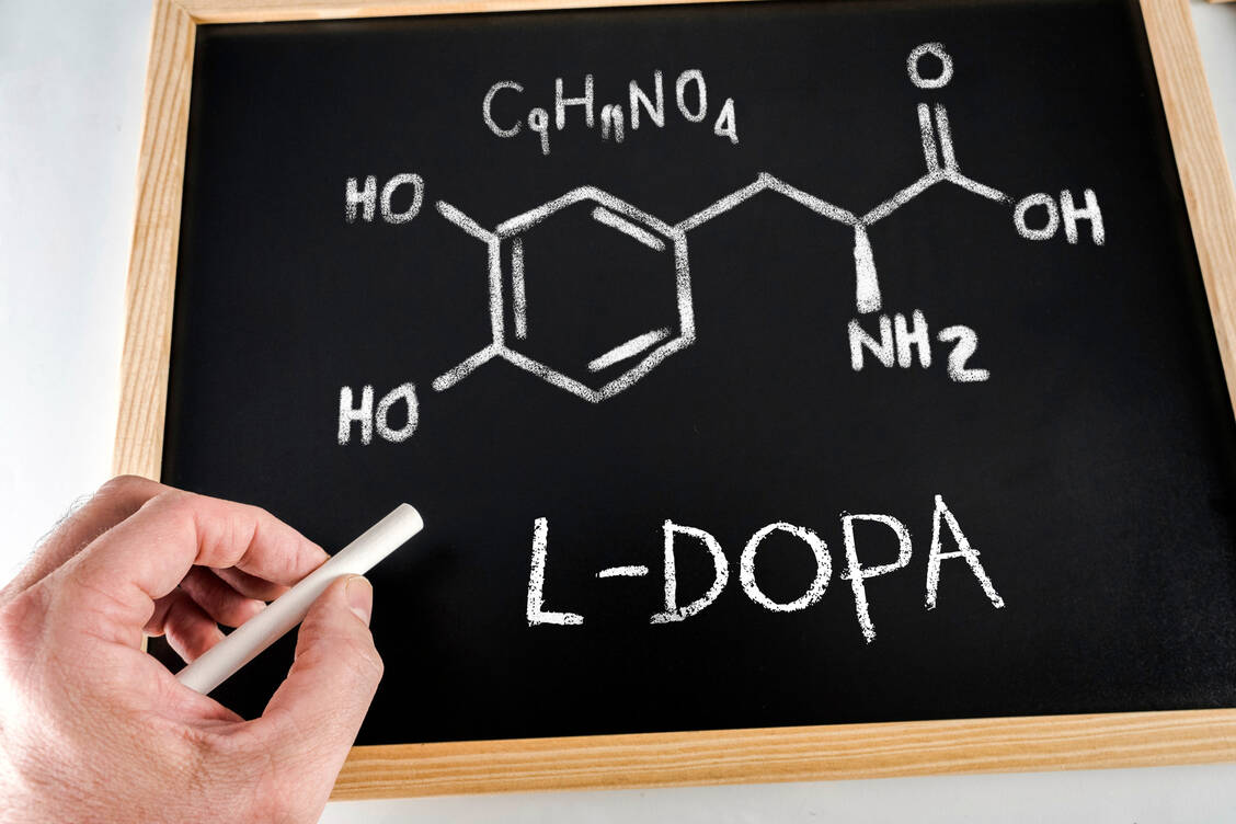 Die Formel von L-Dopa  ist bekannt. Auch der Einsatz bei Morbus Parkinson oder Restless Legs ist nichts Neues. Möglicherweise könnte der Wirkstoff aber auch bei bestimmten Menschen mit Depression eine Option sein. / Foto: Shutterstock/felipe caparros