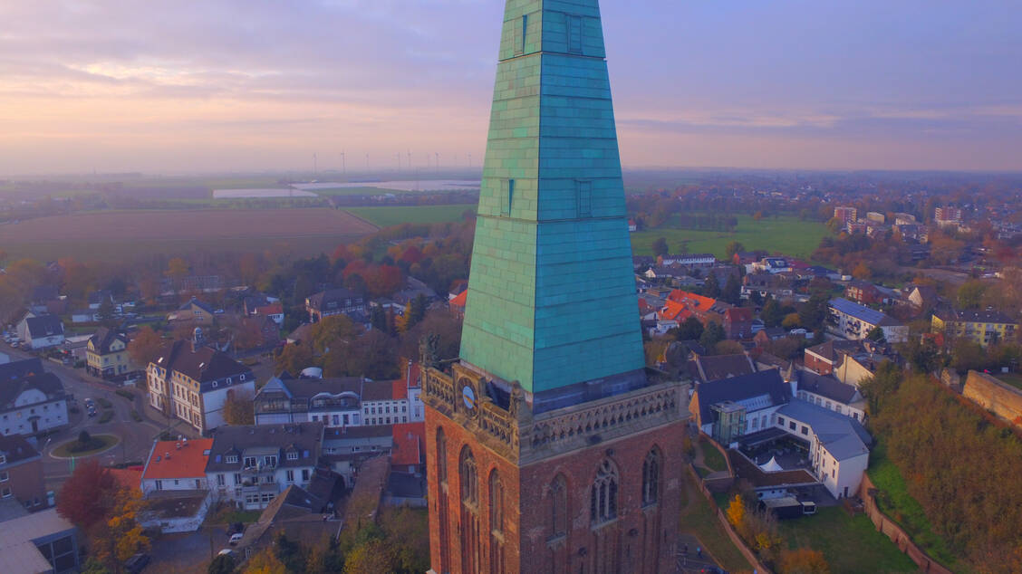 Der nordrhein-westfälische Kreis Heinsberg liegt ganz im Westen der Republik und grenzt direkt an die Niederlande. / Foto: Getty Images/Patrick Hunf