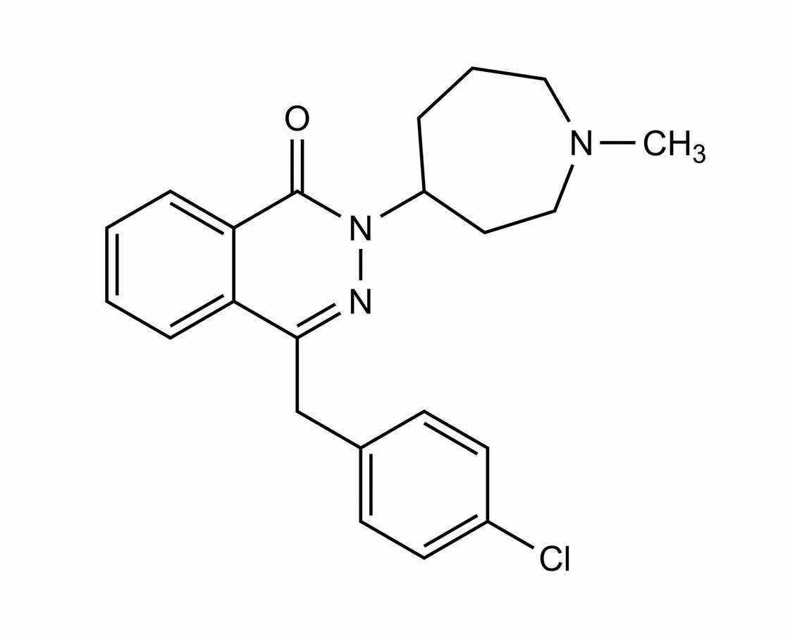 Strukturformel Azelastin / © Wurglics