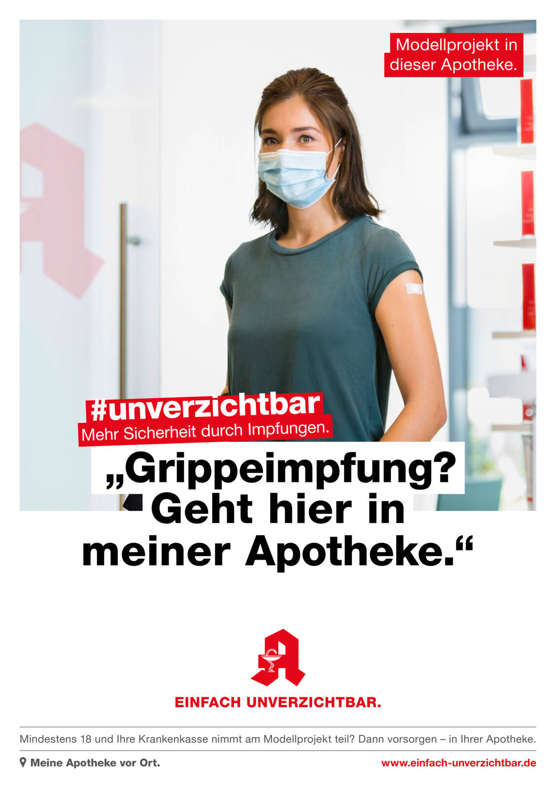 Solche Plakate dürften künftig in vielen Apothekenschaufenstern zu sehen sein. / Foto: ABDA