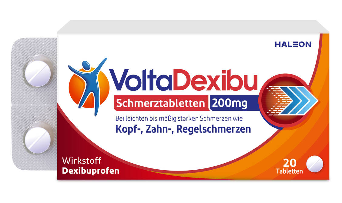 Seit kurz vor Weihnachten liefert Haleon sein neues OTC-Produkt VoltaDexibu an die Apotheken aus. / © Halion