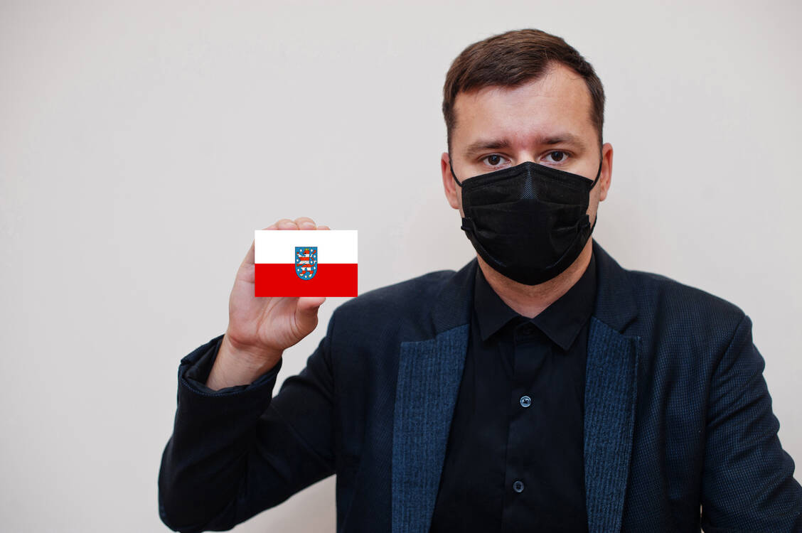 Jena führte als erste Stadt in Deutschland am 6. April eine Maskenpflicht ein. / Foto: Getty Images/AS Photo Project
