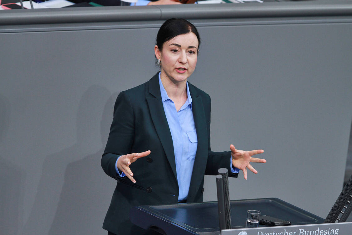 Paula Piechotta sieht nach der Befragung von Sonderermittlerin Sudhof zur Masken-Affäre »mehr offene als beantwortete Fragen«. / © IMAGO/dts Nachrichtenagentur