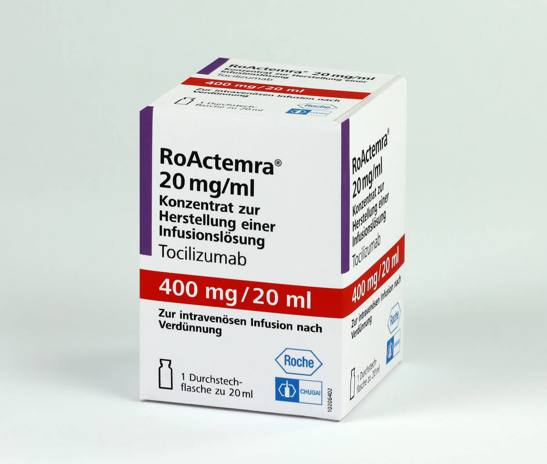 Roactemra® ist nun auch bei Covid-19 zugelassen. / Foto: Roche